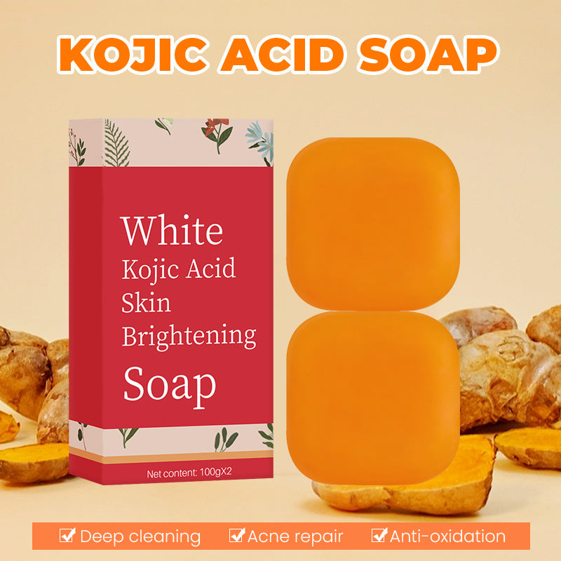 Manufacturer Kojic Acid Dark Spot Remover Soap Bars Gently Cleaning Whitening Handmade Soap for Acne