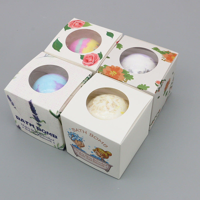 Custom Moisturizing Spa Relaxing Ball Bombs Shea Butter Nourishing Bubble Bath Bombs