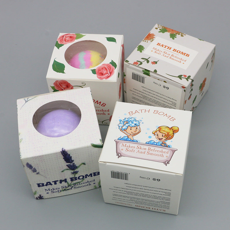 Custom Moisturizing Spa Relaxing Ball Bombs Shea Butter Nourishing Bubble Bath Bombs