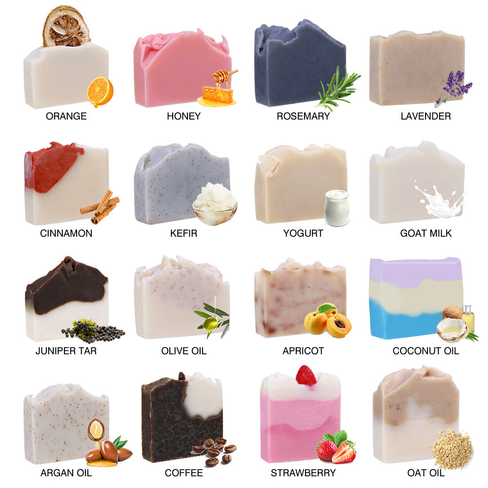 Manufacturer Face Body Clean Bath Vegan Natural Orange Honey Handmade Bar Soap