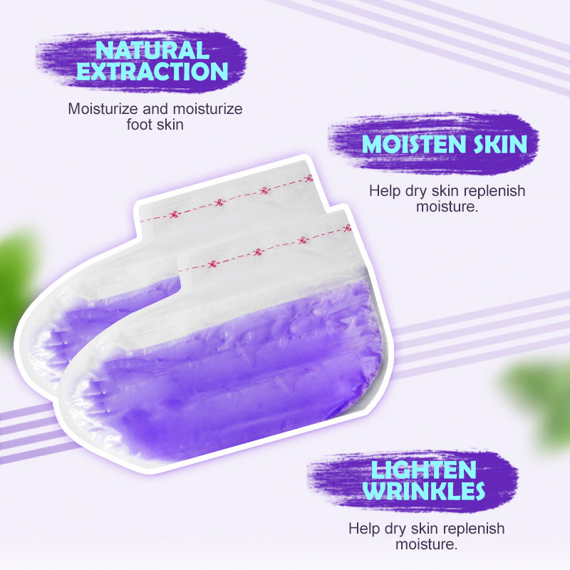 OEM Beauty Wax Natural Extraction Moisturizing Lavender Honey Rose Foot Mask
