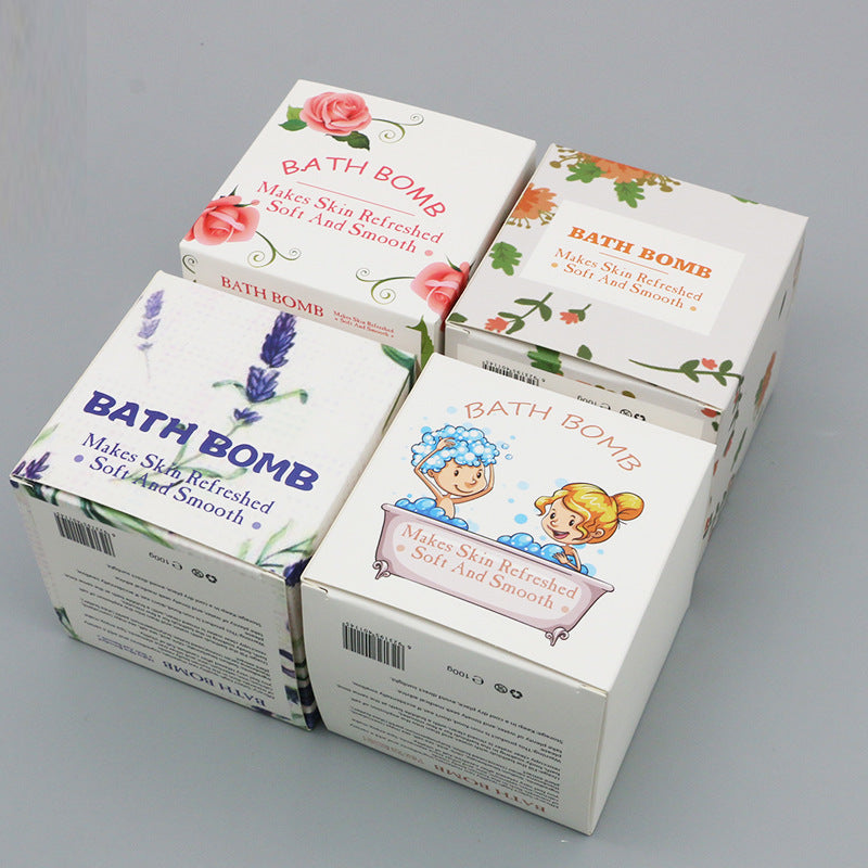 Custom Moisturizing Spa Relaxing Ball Bombs Shea Butter Nourishing Bubble Bath Bombs