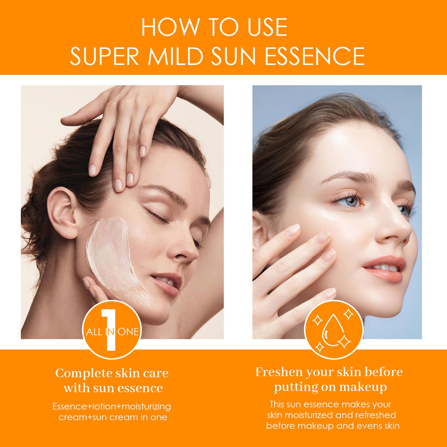 OEM SPF50+ Sunscreen Moisturizer Non-greasy Sunscreen Lotion for Oily Skin