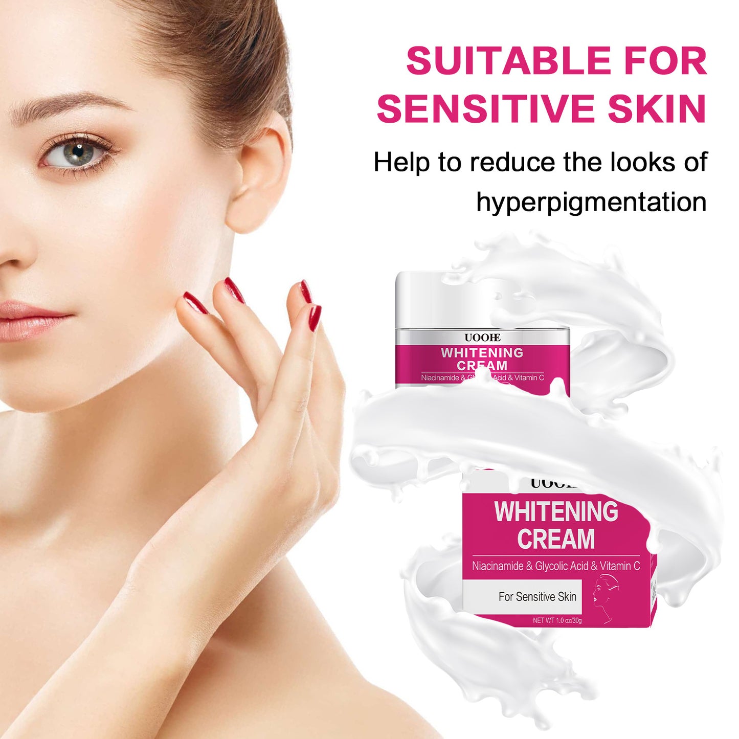 Factory Price Niacinamide Whitening Face Lotion Skin Renewing Night Cream for Sensitive Skin