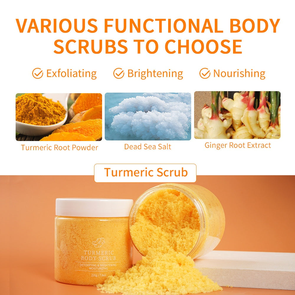 Support customization Deeply Cleansing Body Sugar Scrub Natural Moisturizing Whitening Body Scrub