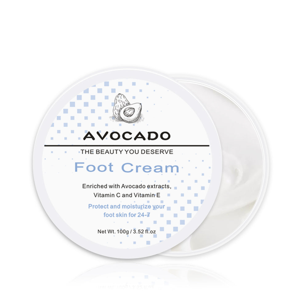 Best Moisturizer Lotion Vitamin C Healthy Feet Cream Avocado Foot Cream for Cracked Heels