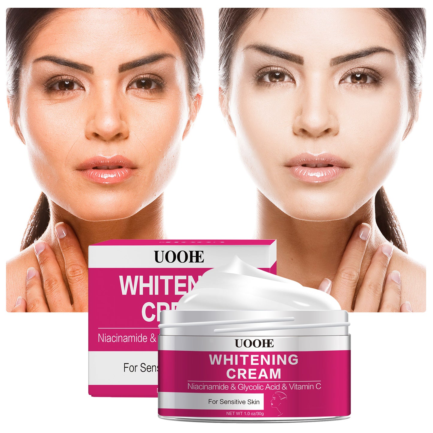 Factory Price Niacinamide Whitening Face Lotion Skin Renewing Night Cream for Sensitive Skin