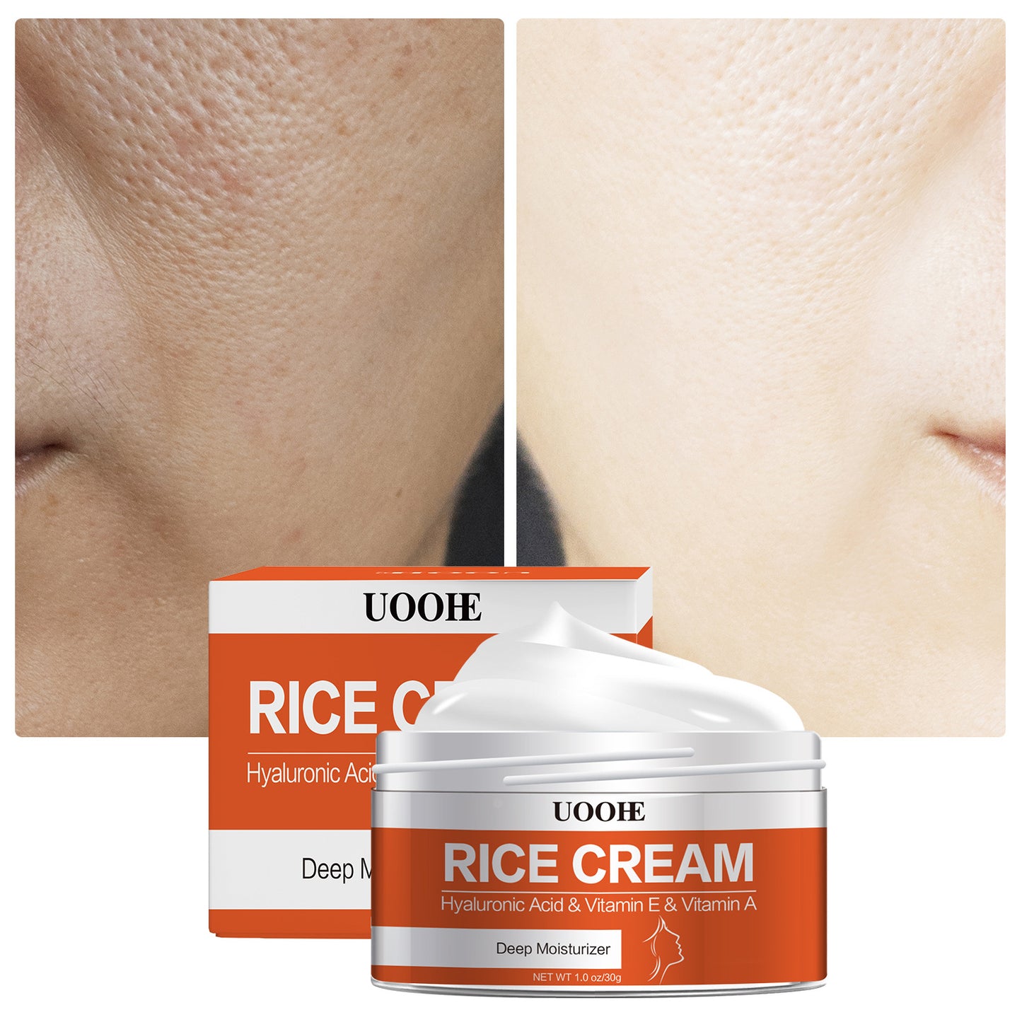 Wholesale Deep Moisturizing Face Moisturizer Whitening Rice Cream For Dry Skin