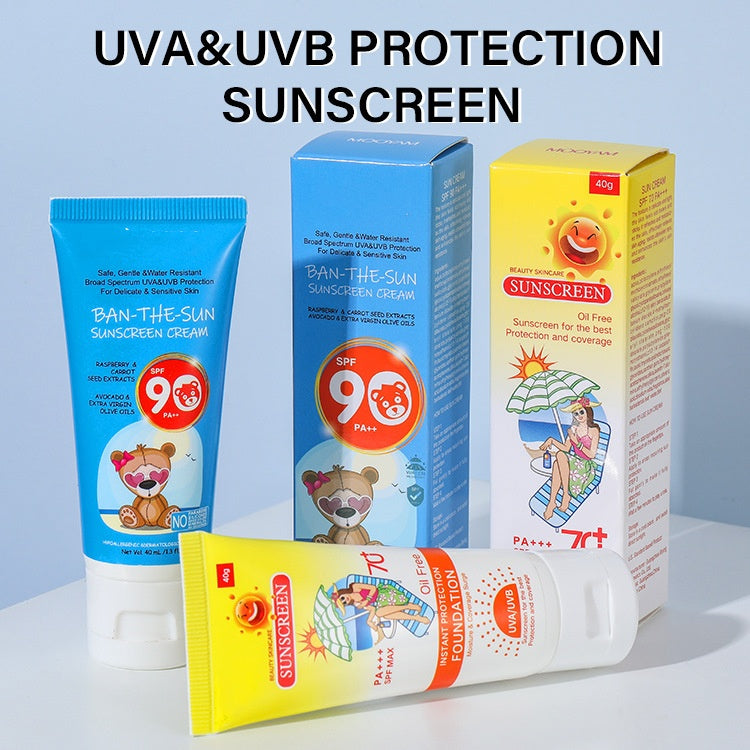 New Arrival UV Protector Face Sun Cream Non-Greasy Moisturizing Sunscreen Lotion for Women