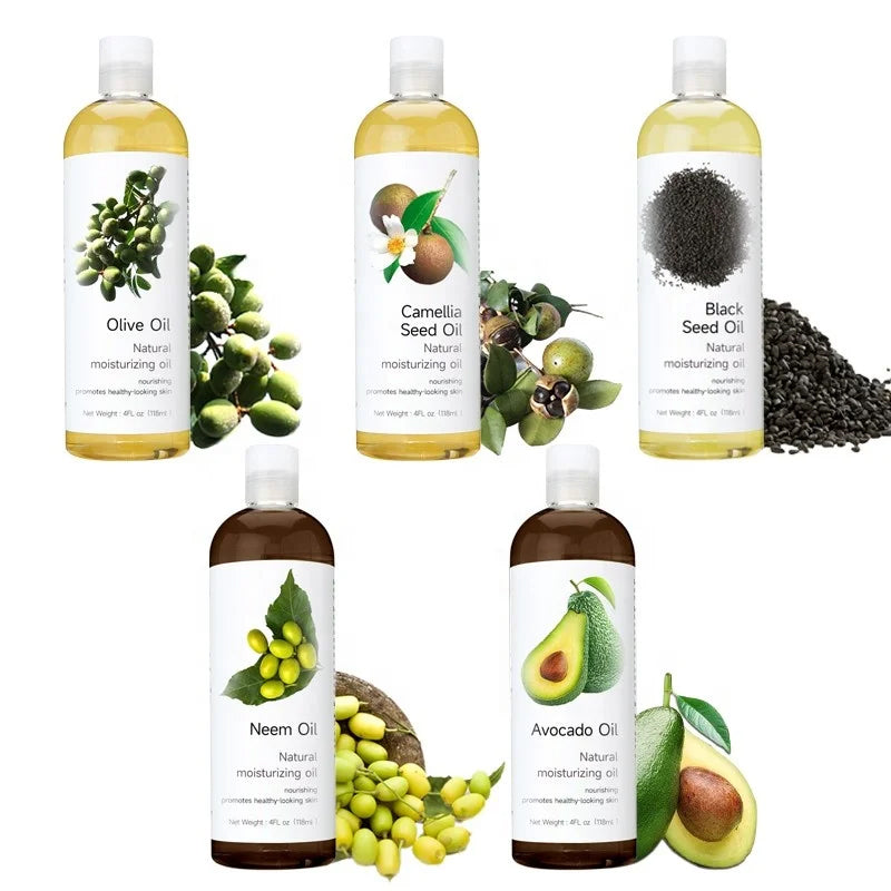 Private Label Bulk Carrier Oils Organic Pure Avocado Almond Coconut Jojoba Oil For Face Skin Hair
