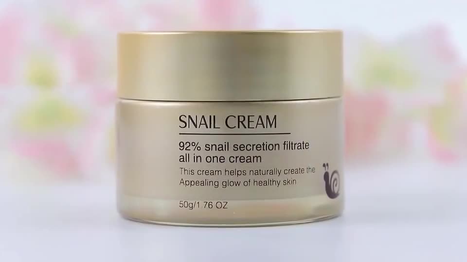 Private Label Moisturizing Night Moisturizer Vitamin C Brightening Snail Face Cream for Wrinkles