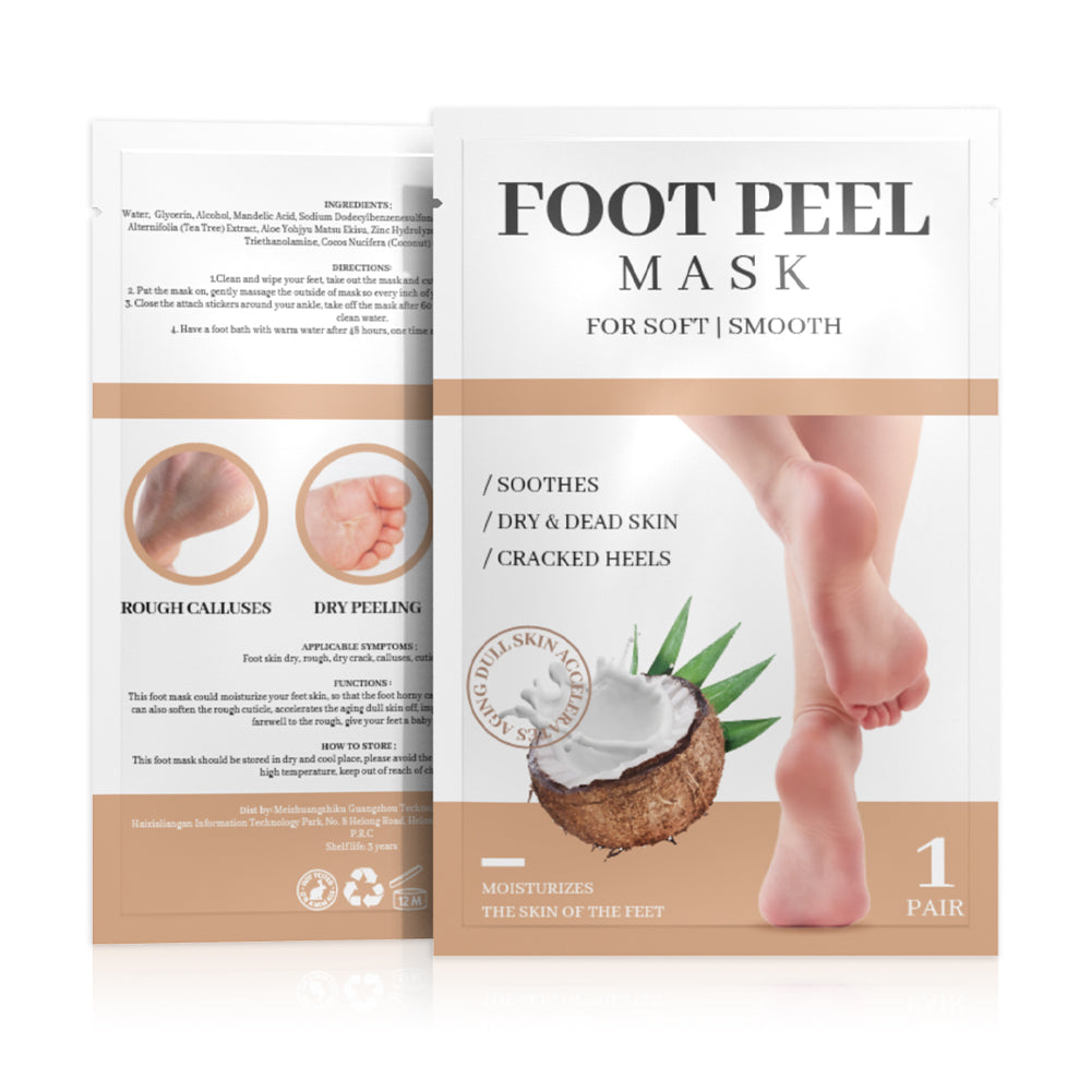 Wholesale Foot Moisturizing Mask Peel Off Feet Foot Mask for Cracked Heels