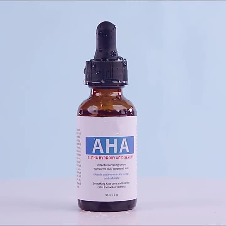 OEM Pore Tightening Serum Smoothing Moisturizing Alpha Hydroxy Acid Serum for Oily Skin