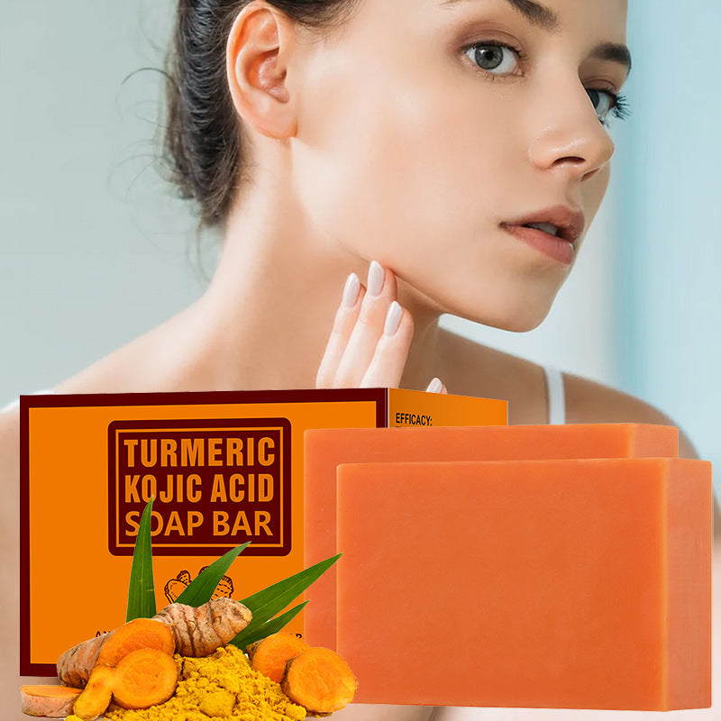 Wholesale Anti Acne Deep Cleansing Turmeric Kojic Acid Soap