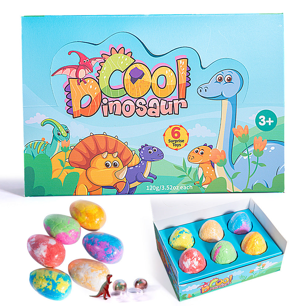 Wholesale Fizzies Bubble Bath Ball Dinosaur Egg Bath Bombs with Toys Inside