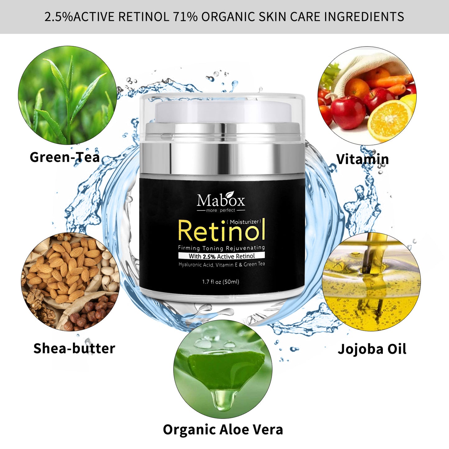 Wholesale Firming Retinol Cream Anti Wrinckles Face Moisturizer For Oily Skin