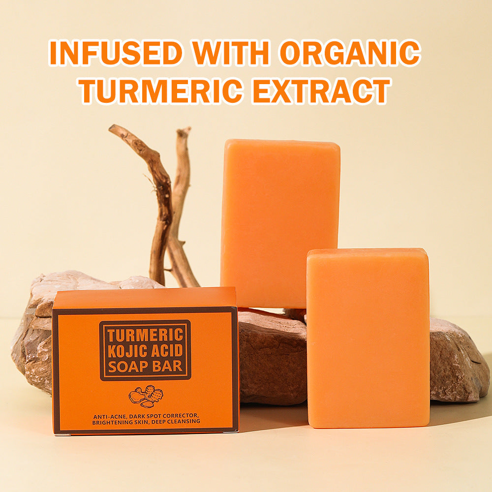 Wholesale Anti Acne Deep Cleansing Turmeric Kojic Acid Soap