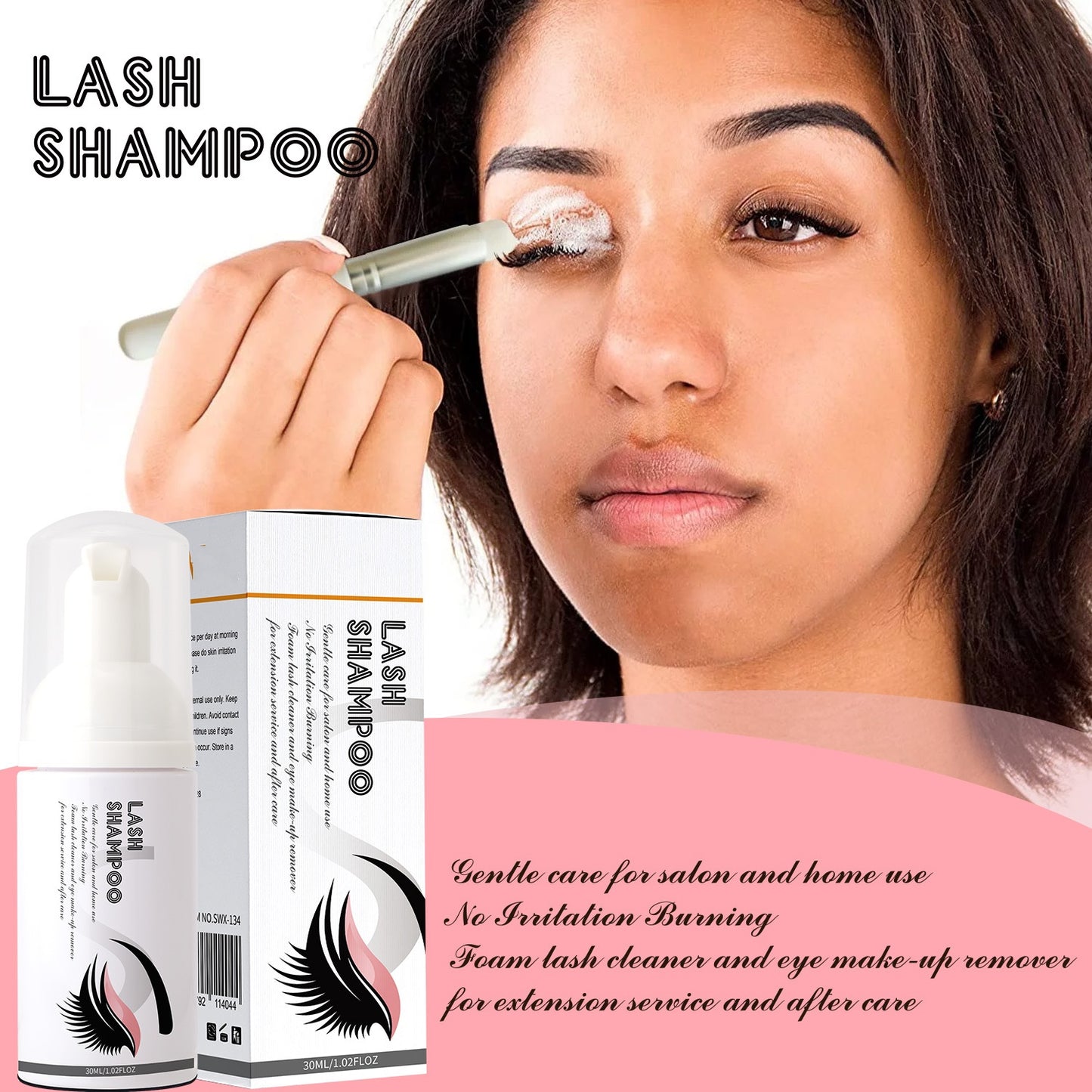 Professional Natural Moisturizing Eyelash Shampoo Manufacturer