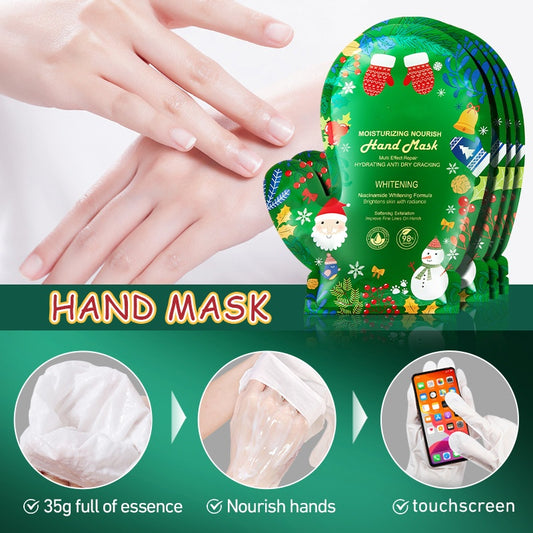OEM Christmas Gift Gentle Exfoliating Anti Cracking Hand Foot Mask Peeling Feet For Dry Skin