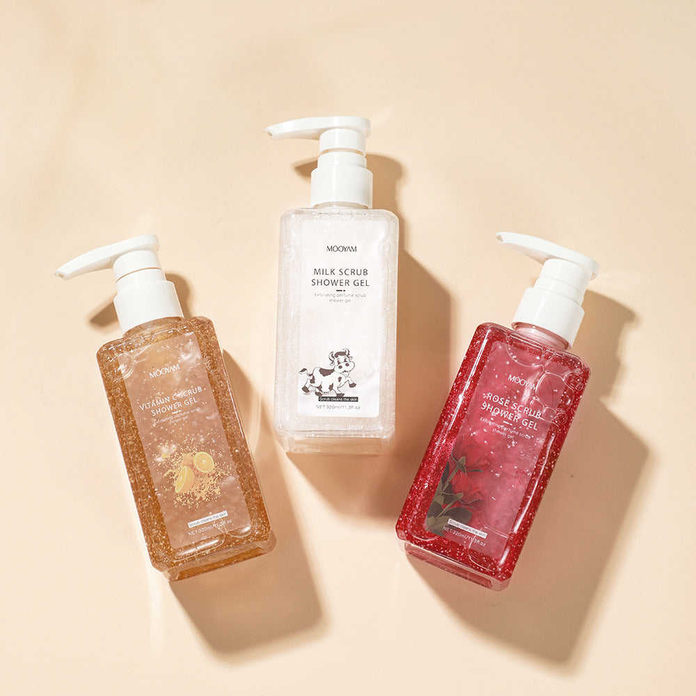 OEM Brightening Balancing Shower Gel Purifying Rose Milk Body Wash