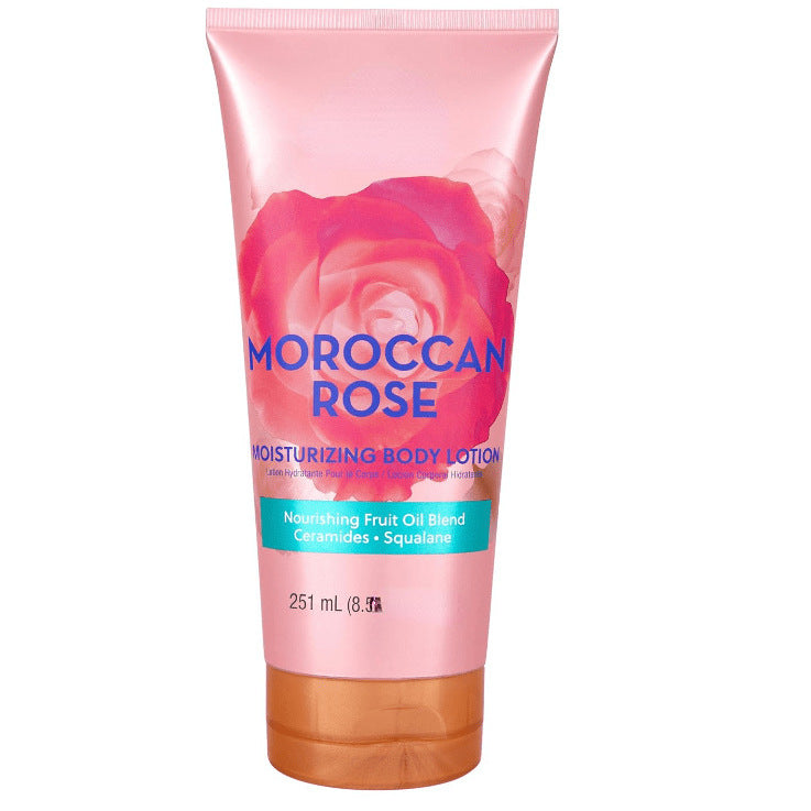 OEM Refreshing Body Milk Moisturizer Brightening Moroccan Rose Body Lotion