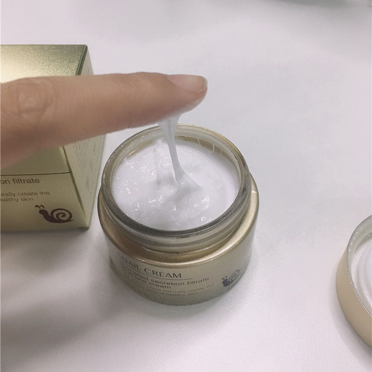 Private Label Moisturizing Night Moisturizer Vitamin C Brightening Snail Face Cream for Wrinkles