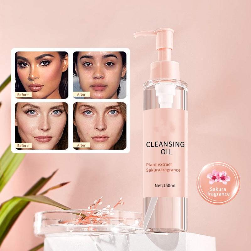 OEM Facial Eye lip Makeup Remover Oil Plant Extract Sensitive Skin Cleansing Oil