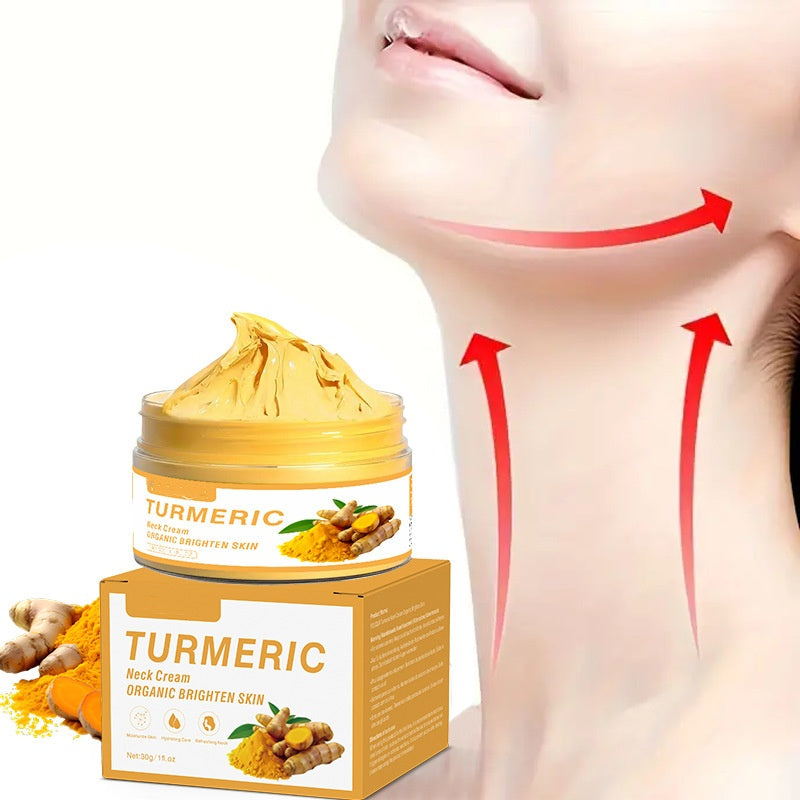 OEM Neck Firming Products Moisturizer Anti Wrinkle Neck Lotion Brightening Skin Tightening Turmeric Cream for Face and Neck