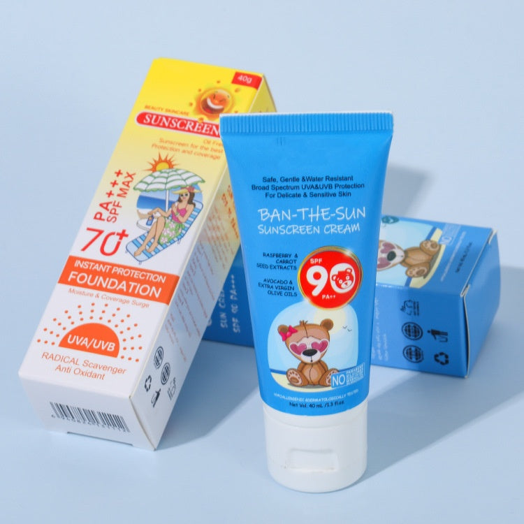 New Arrival UV Protector Face Sun Cream Non-Greasy Moisturizing Sunscreen Lotion for Women