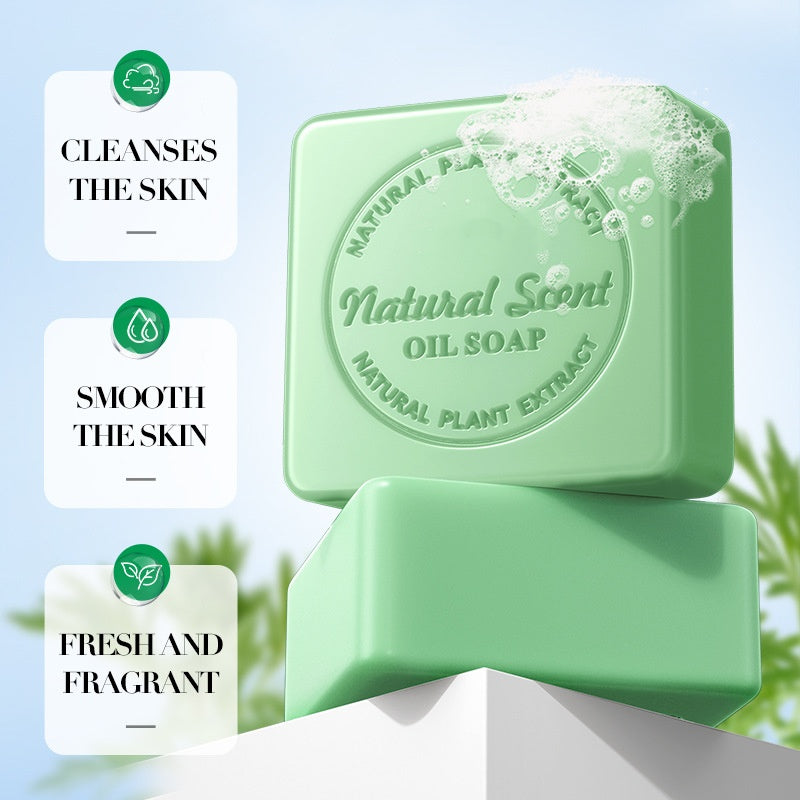 Hot Sell Wormwood Essential Oil Soap Soothing Handmade Soap For Oily Skin