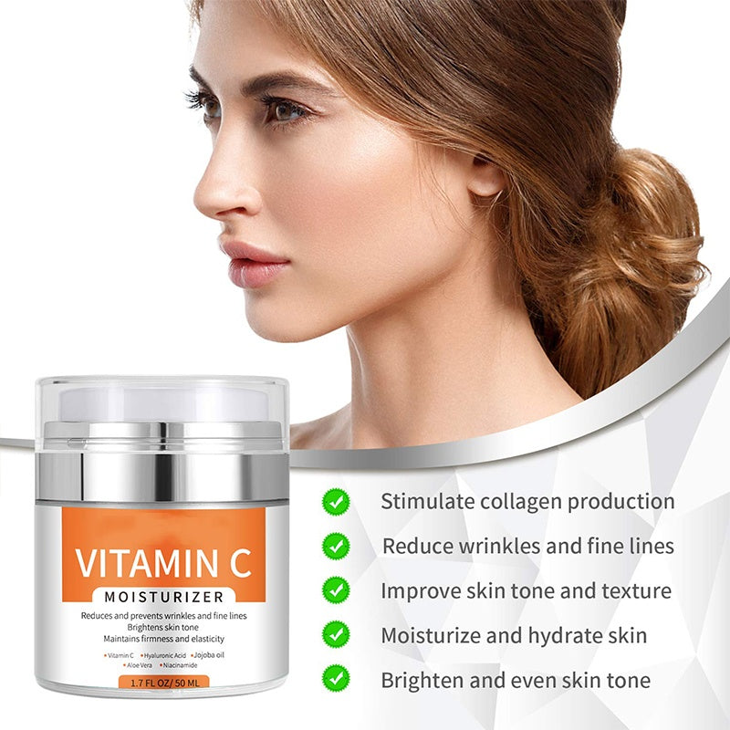 Wholesale Whitening Anti Wrinkle Face Cream Vitamin C Face Moisturizer for Dry Skin
