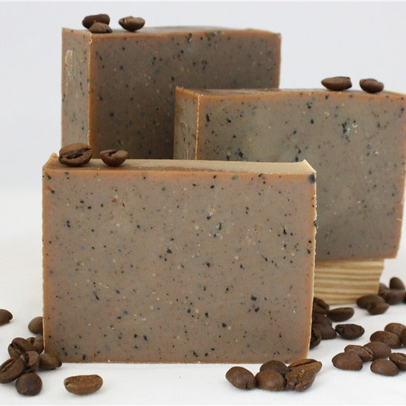 OEM Body Bath Whitening Soap Skin Exfoliating Natural Handmade Coffee Scrub Soap