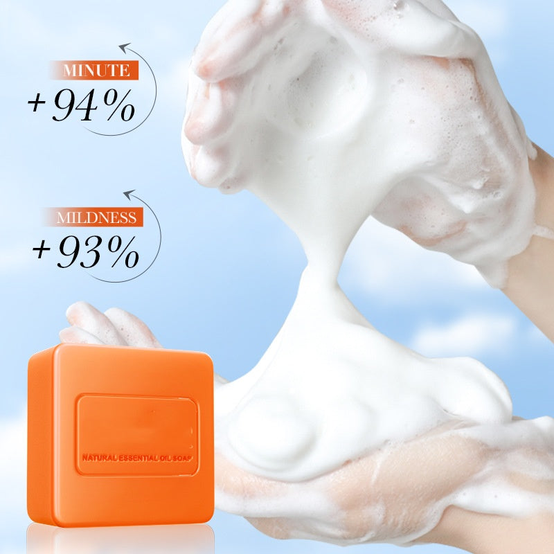 Wholesale Handcrafted Natural Artisan Soap Organic Whitening Orange Essential Oil Soap