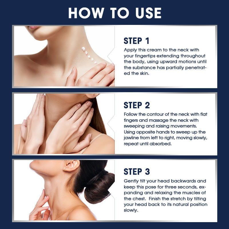 Private Label Natural Smoothing Face Neck Anti Wrinkle Lotion Moisturizer Collagen Anti Aging Neck Firming Cream