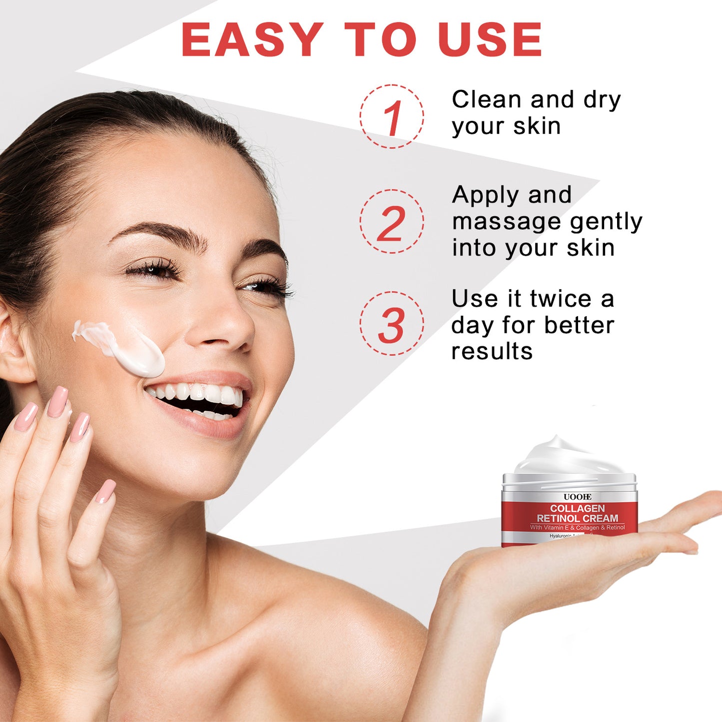 Factory Price Facial Moisturizer Anti-oxidant Collagen Retinol Cream For Skin