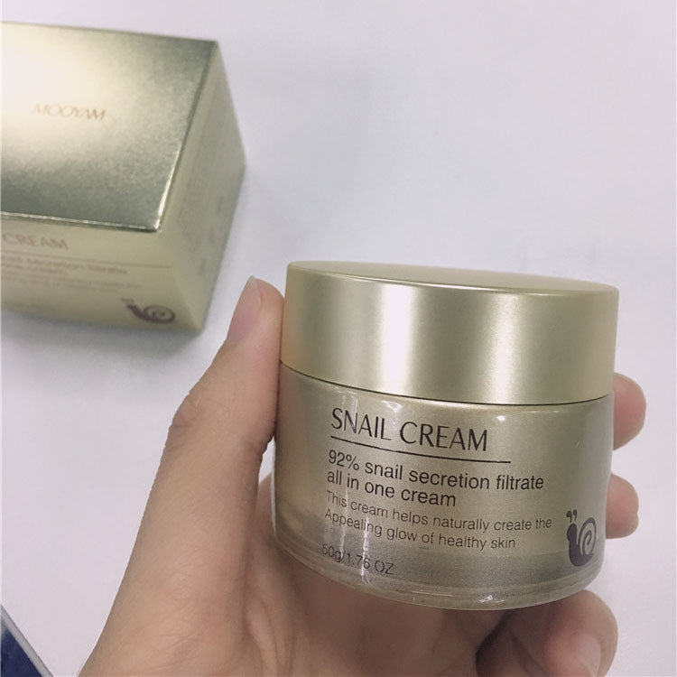 Private Label Moisturizing Night Moisturizer Vitamin C Brightening Snail Face Cream for Wrinkles
