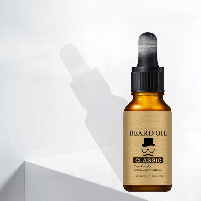Wholesale Men's Regrowth Beard Essential Oil Moisturizing Beard Hair Growth Oil For Men