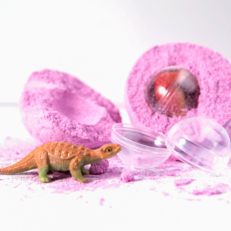 Wholesale Fizzies Bubble Bath Ball Dinosaur Egg Bath Bombs with Toys Inside