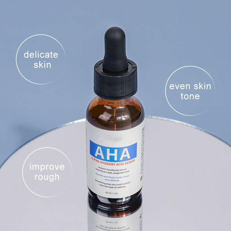 OEM Pore Tightening Serum Smoothing Moisturizing Alpha Hydroxy Acid Serum for Oily Skin