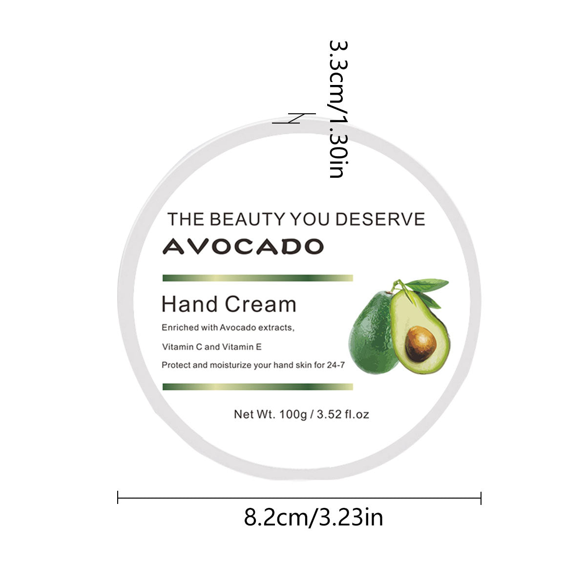 Wholesale Avocado Hand&Body Lotion Nourishing Shea Butter Hand Cream for Men