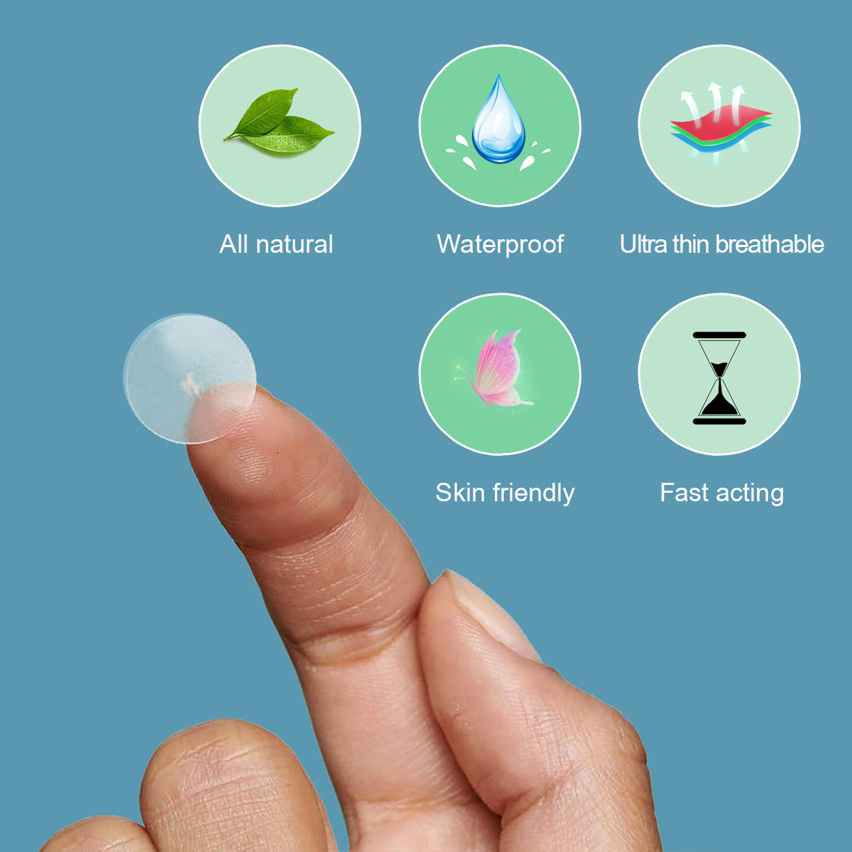 OEM Microneedle Pimple Patch Hydrocolloid Blemish Remover Acne Cover Stickers for Pimples