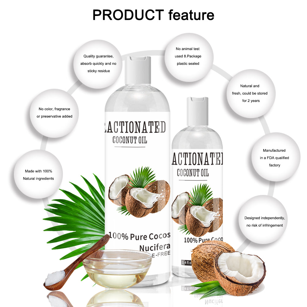 Hot Sale Cold Pressed Softening Repairing Coconut Oil For Massage