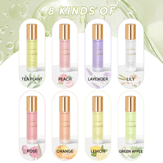 OEM Lavender Cuticle Oil Moisture Lemon Nail Strengthening Nutrition Roller Oil For Nail Protection