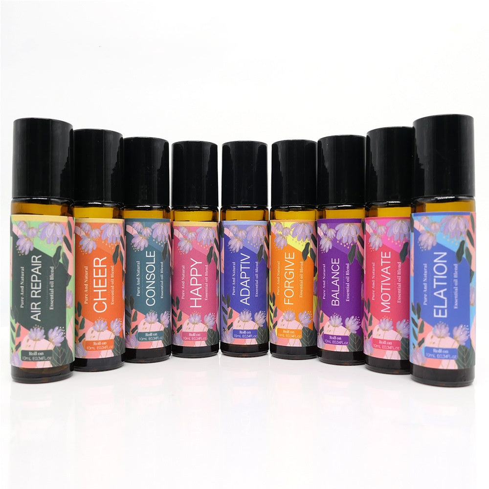 Private Label Aromatherapy Essential Oil Motivate Blend Roll On Massage Oil