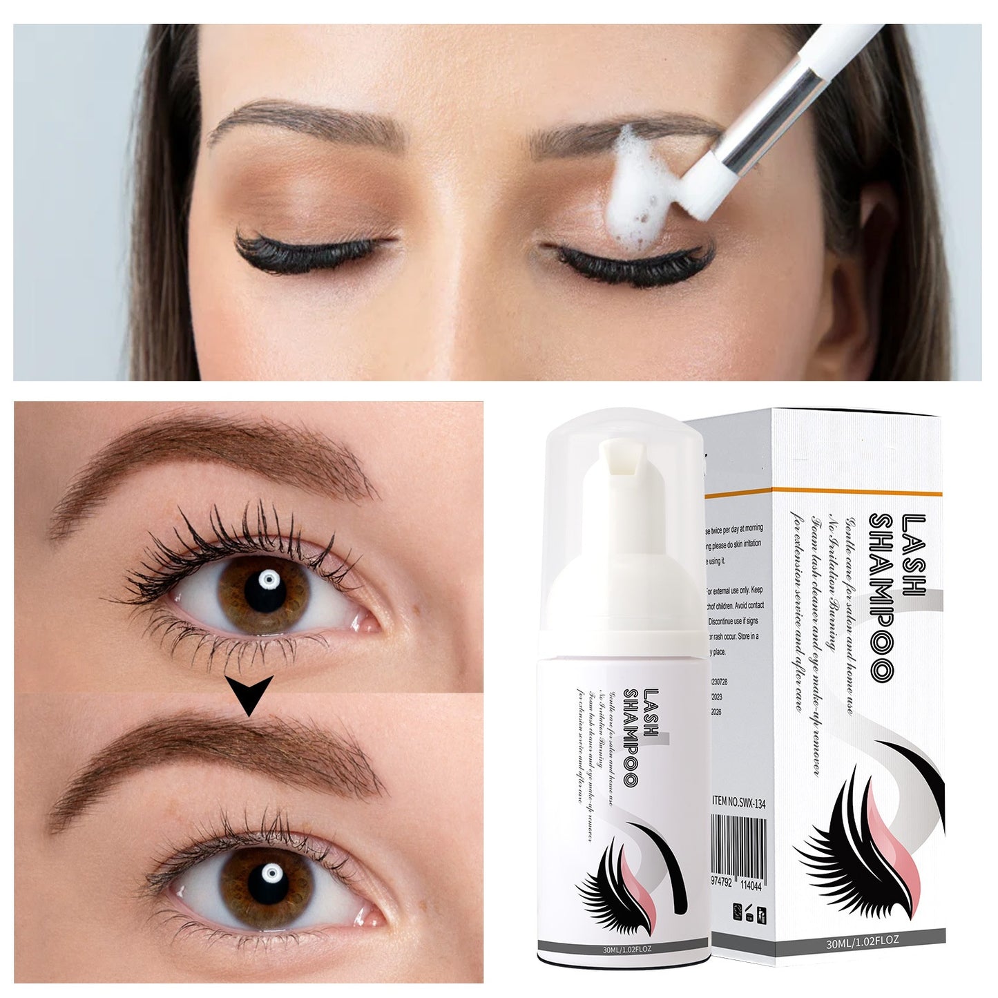 Professional Natural Moisturizing Eyelash Shampoo Manufacturer