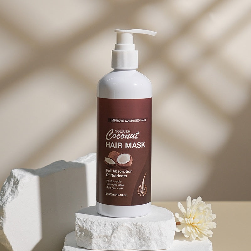 Natural Organic Moisturizing Collagen Deep Conditioning Hydrating Hair Mask for Curly Hair