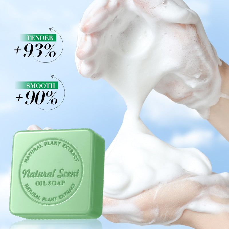 Hot Sell Wormwood Essential Oil Soap Soothing Handmade Soap For Oily Skin
