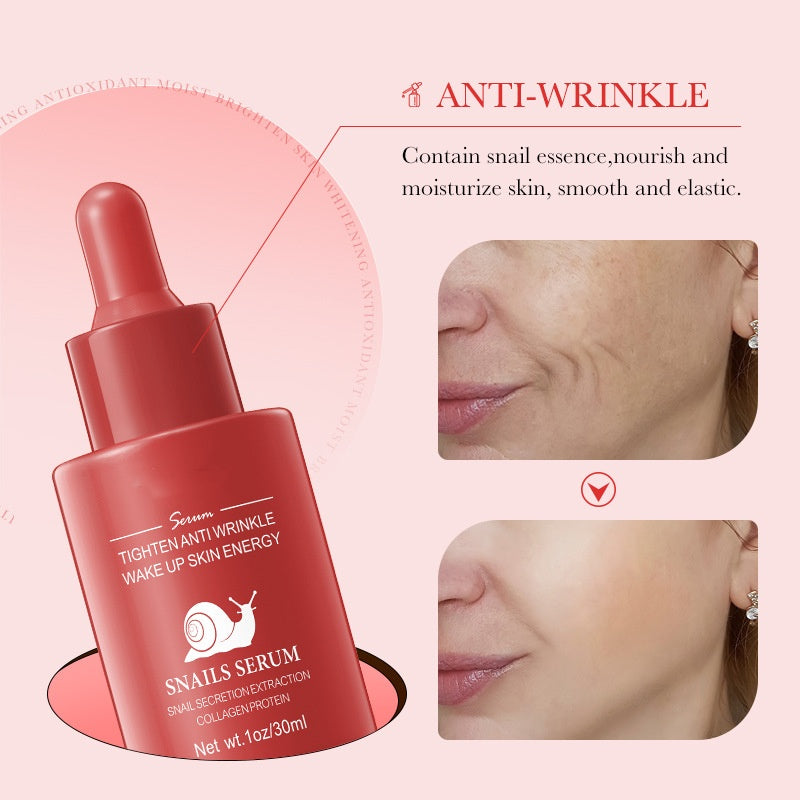 High Quality Tightening Skin Firming Serum Anti Wrinkle Snail Face Serum for Glowing Skin