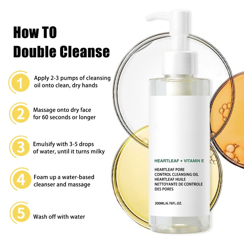 Natural Eye Lip Facial Cleaning Oil Deep Cleansing Eyelash Makeup Remover Oil