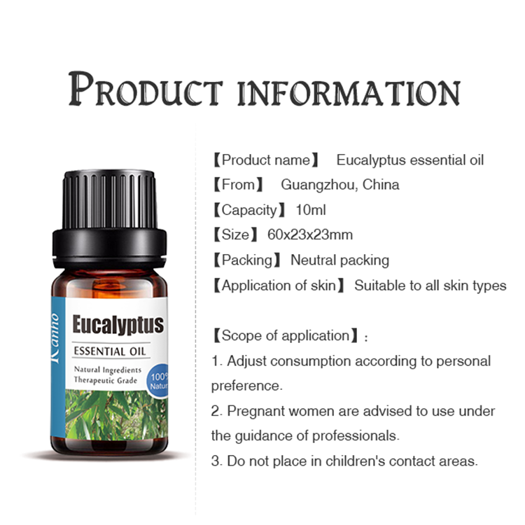 OEM Candle Perfume Making Eucalyptus Essential Oil for Diffuser 10ML